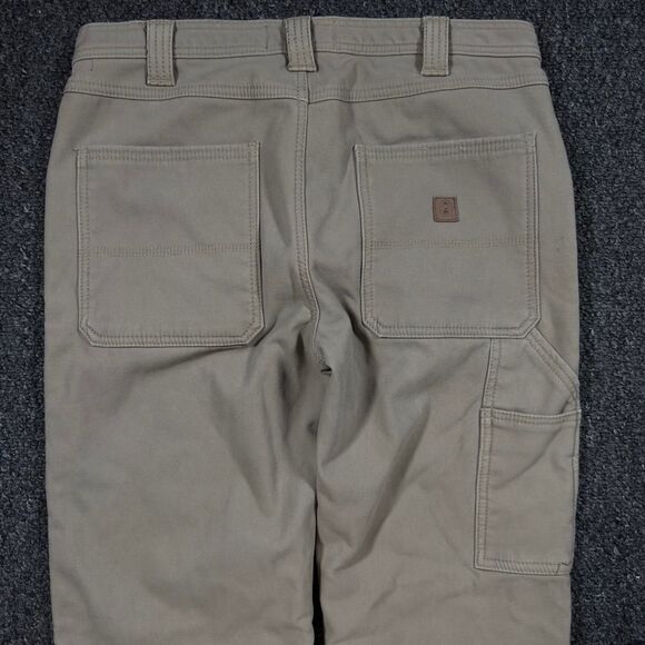 Coleman Pants Men 32x32 Khaki Cotton Work Utility Carpenter Straight Fit - Picture 4 of 6